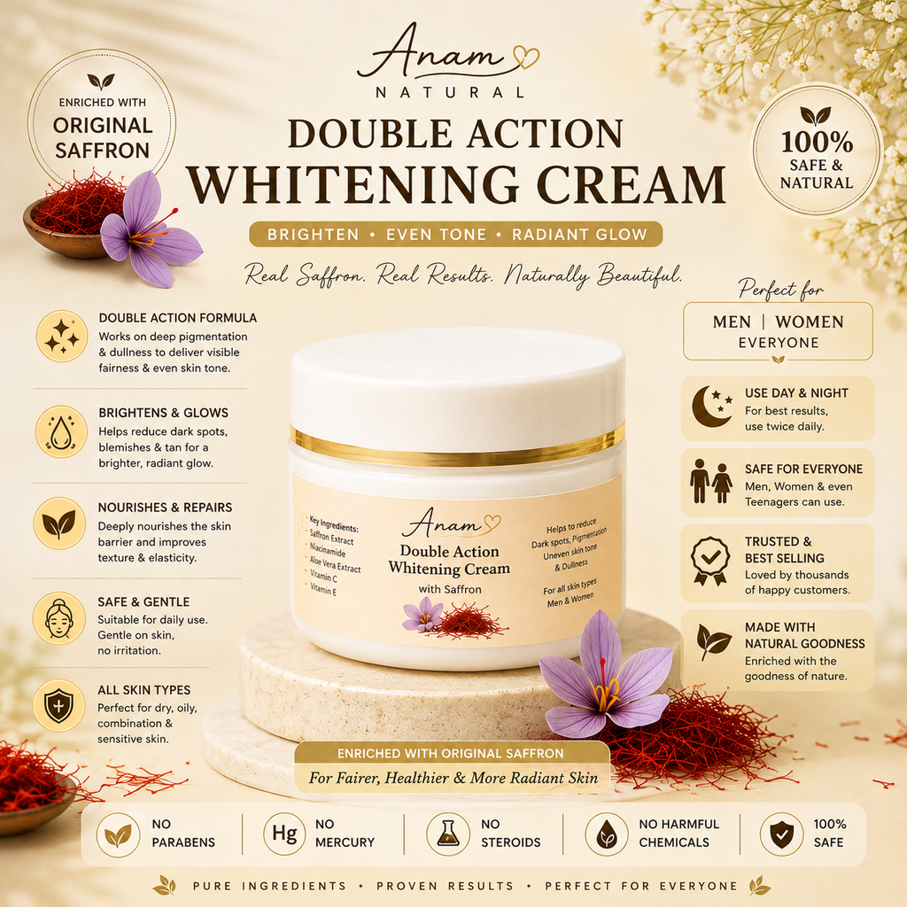 Double Action Skin Whitening cream 25gms