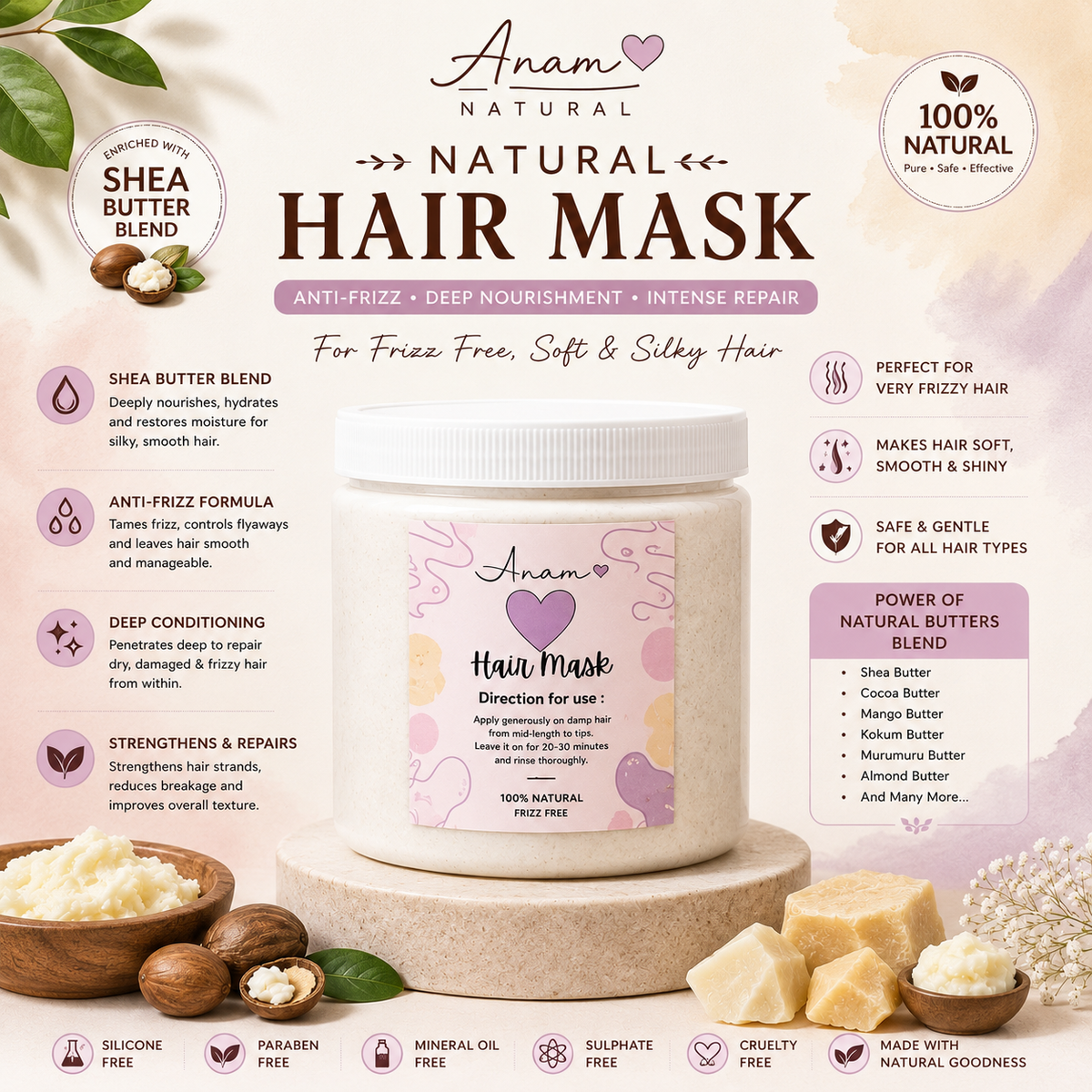 Hair mask 100gm