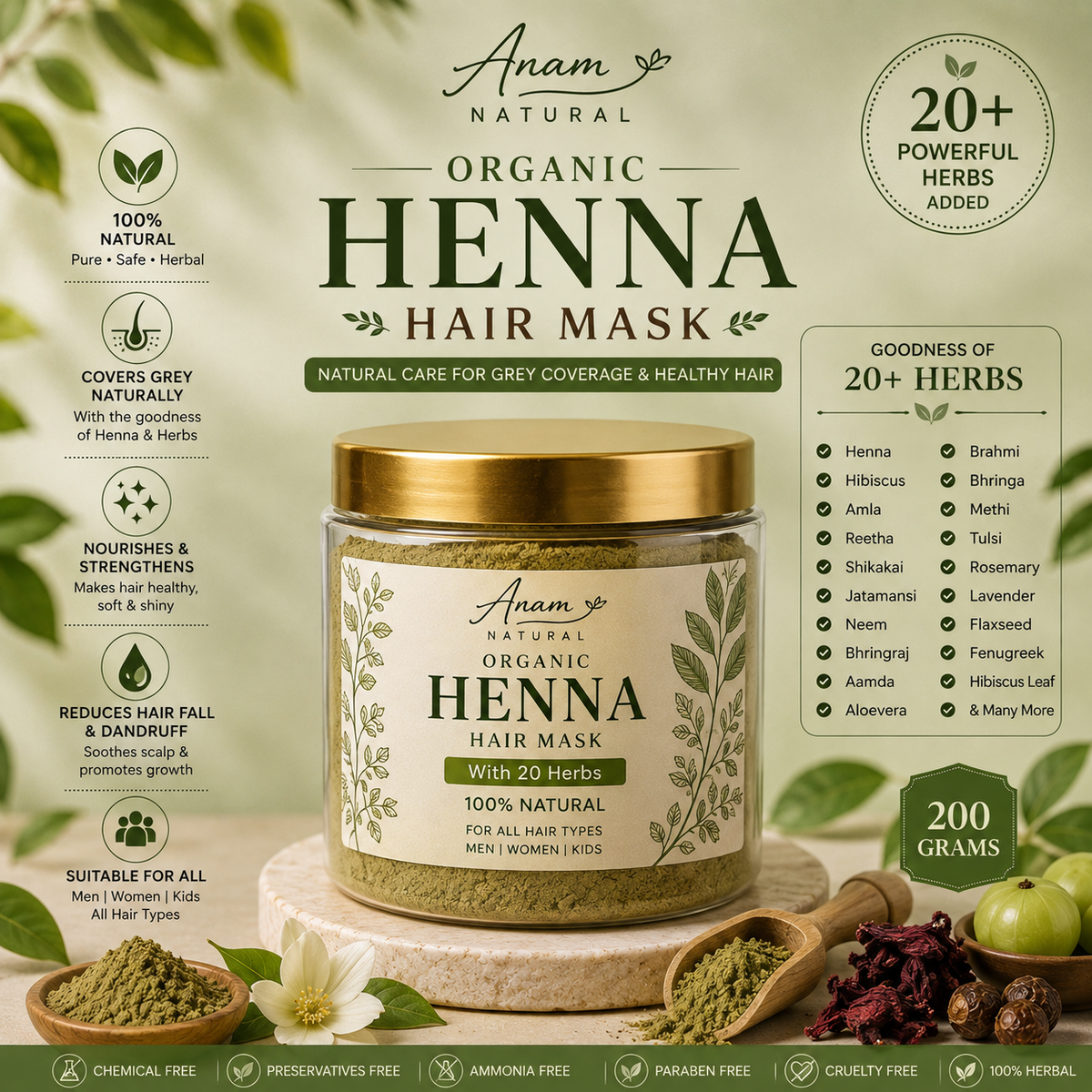 Hair pack for GREY hair