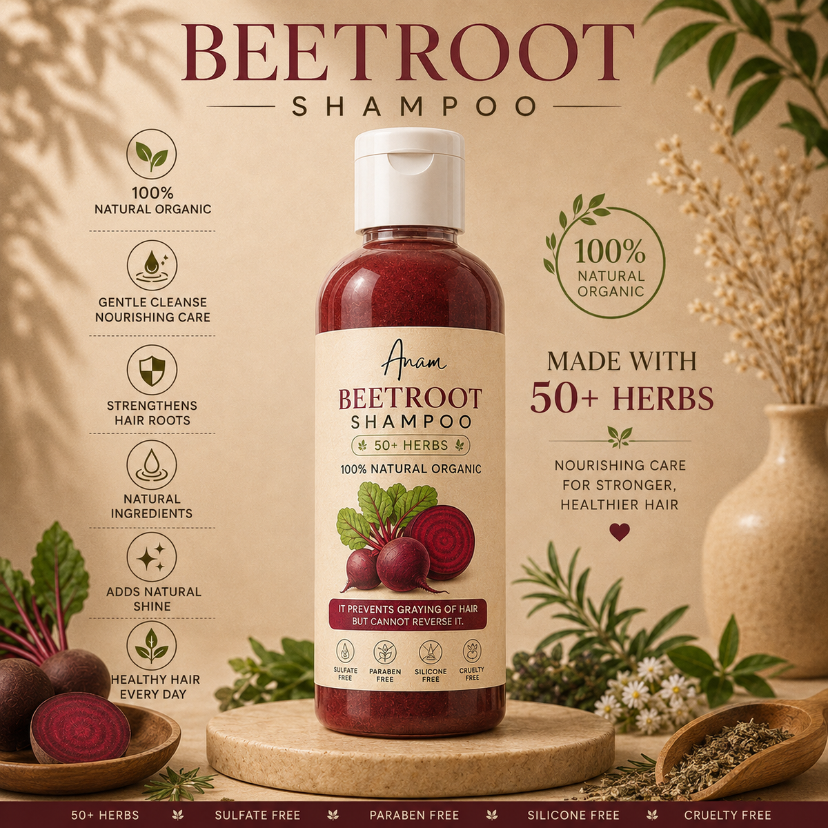 Beet root Shampoo