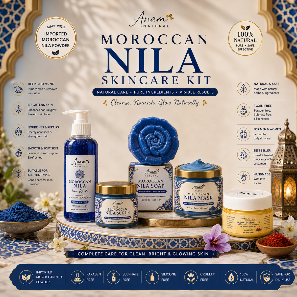 Moroccan Nila Skincare Kit