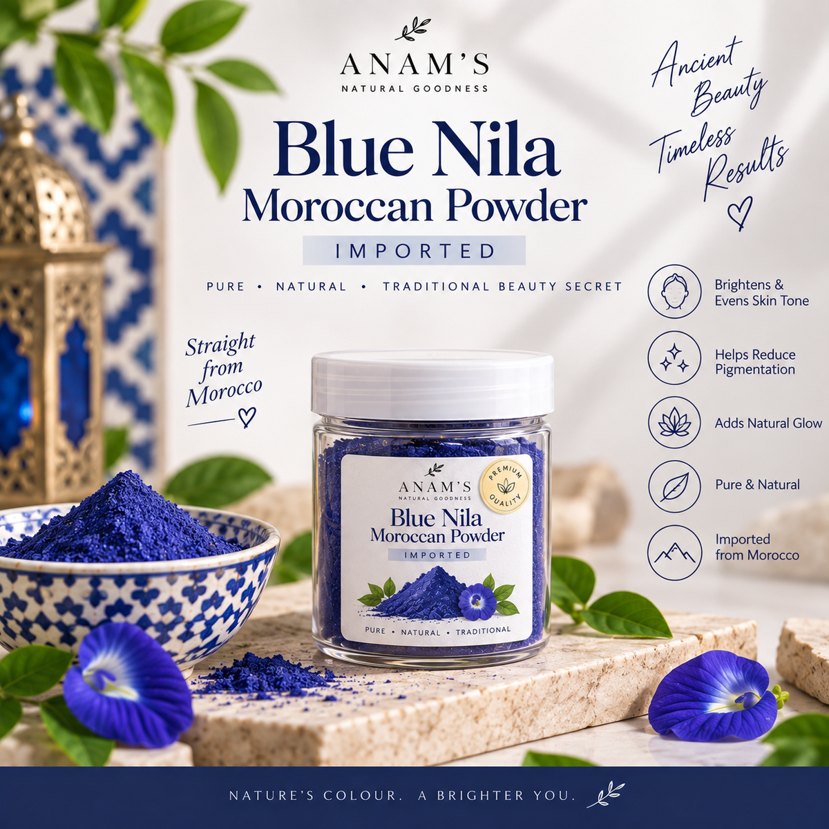 Moroccan Nila powder 50gms *Imported*